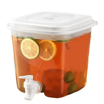 קר קומקום עם ברז 3.5 L לשתות מקרר מכונת לימונדה מנפק מקרר מים מפיץ מיץ תה קר קר לחלוט